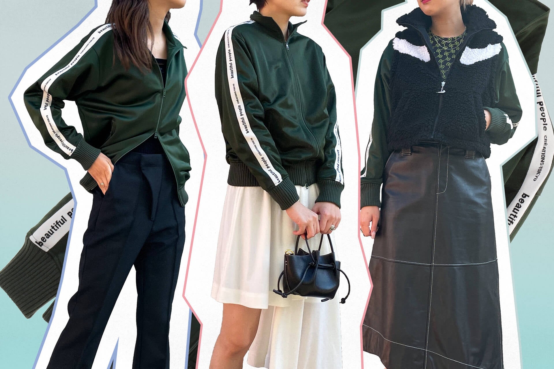 Mix and Match#8 beautiful people｜ Vintage Tricot The/A Jersey-Forget-me-nots Online Store